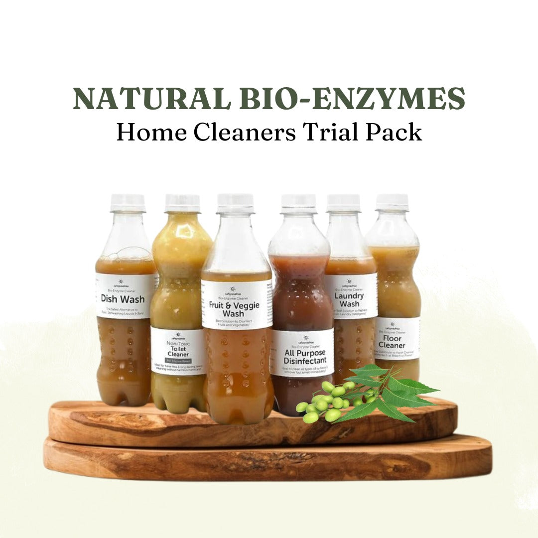 6 Natural Bio Enzymes Home Cleaners Trial Pack -280g