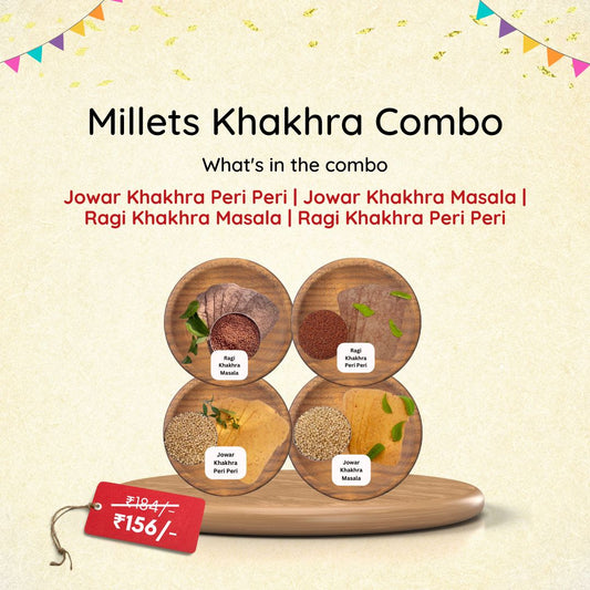 Millet Khakhra combo - 40 gm Each