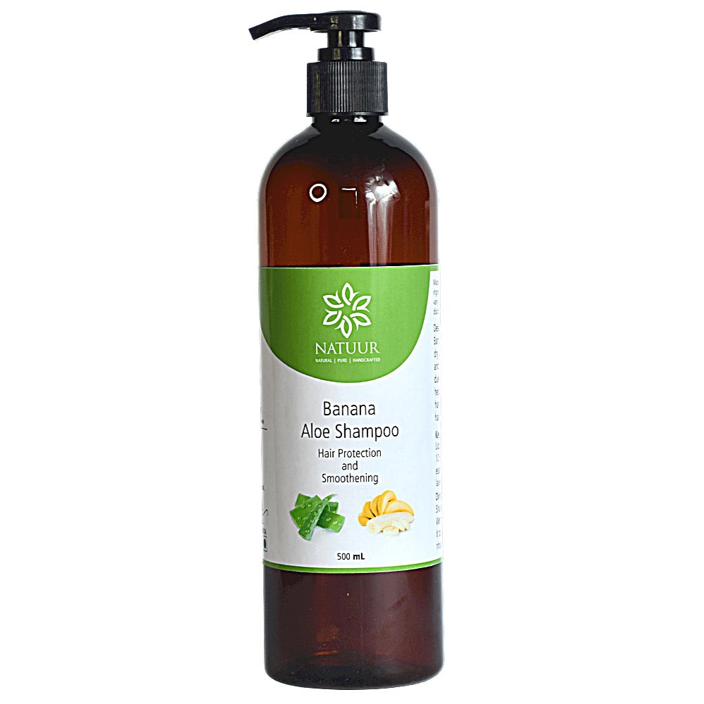Banana Aloe Shampoo - Hair Protection & Smoothening for Frizz Free Hair ( 500 ml )