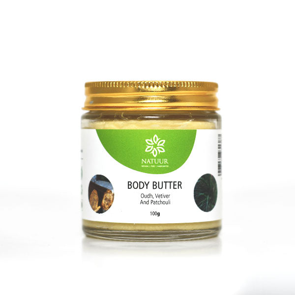 Body Butter : Oudh, Vetiver and Carrot Seed  - Soothing and Calming