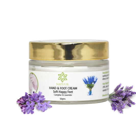 Hand and Foot Cream -Camphor & Lavender - Soft Happy Feet