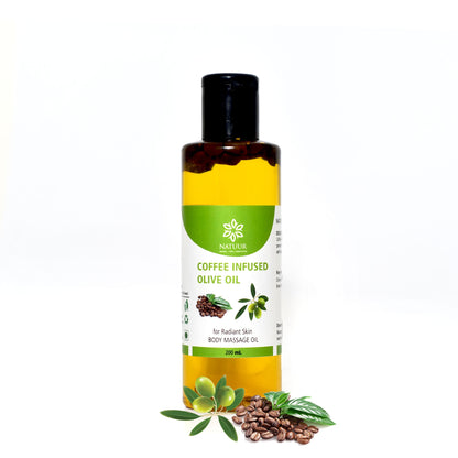 Coffee Infused Massage Oil - Stimulant for Radiant Skin