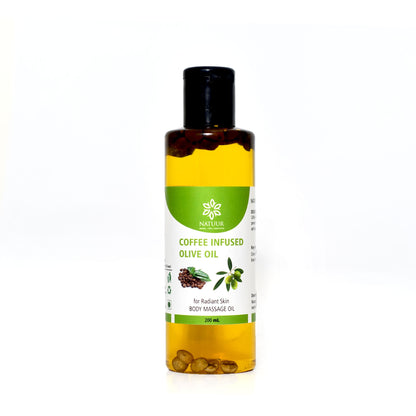 Coffee Infused Massage Oil - Stimulant for Radiant Skin