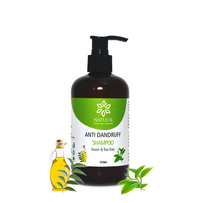 Aloe Vera Shampoo - Neem and Tea Tree - Anti Dandruff 300 ml