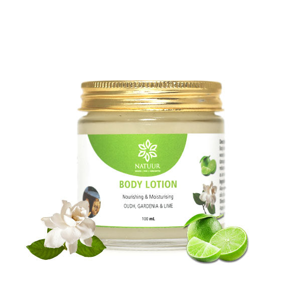 Body Lotion Oudh , Gardenia & Lime -Nourishing & Moisturising -Woody Aroma