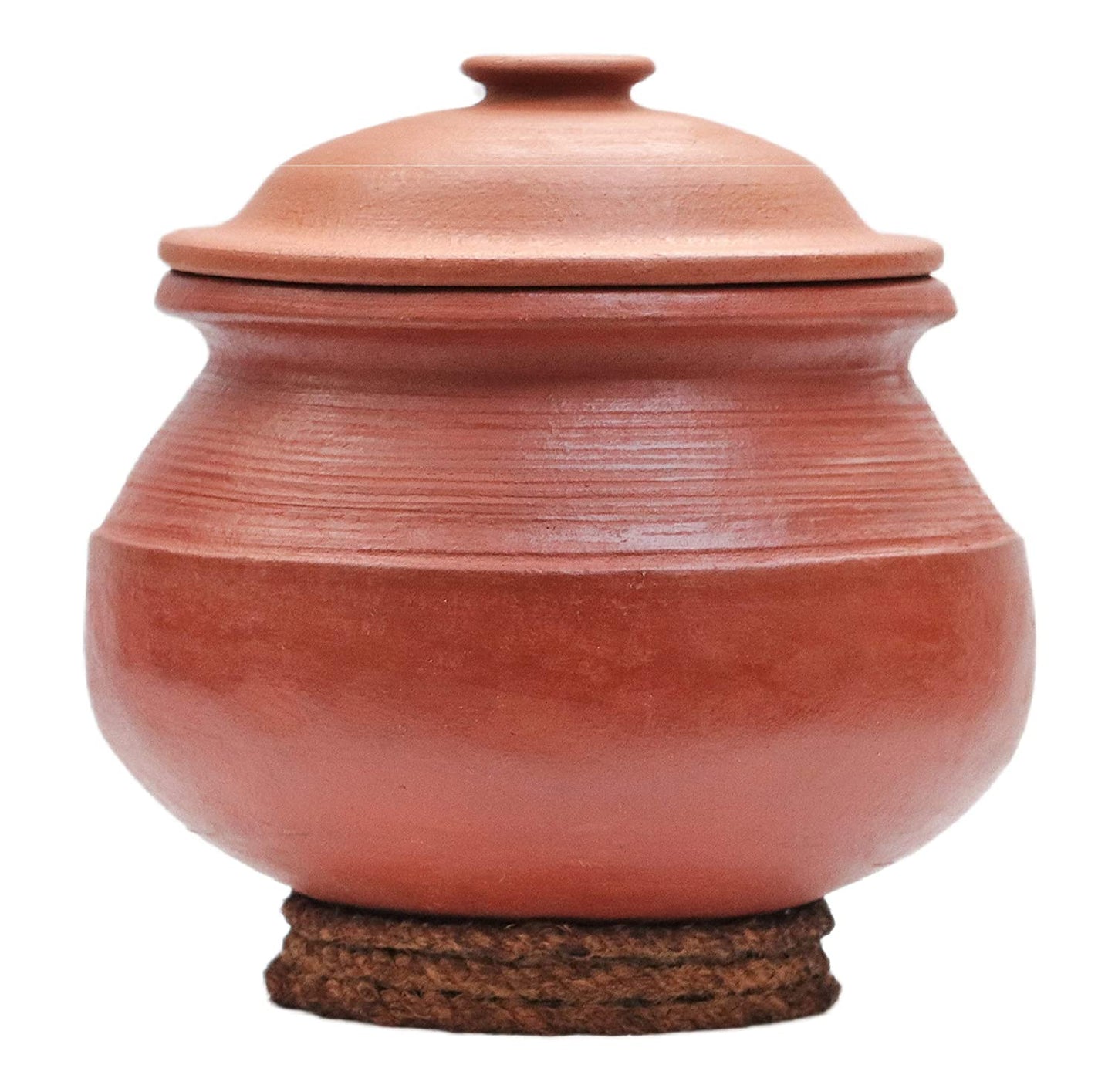 Red Clay Handi with Lid 1 Litre