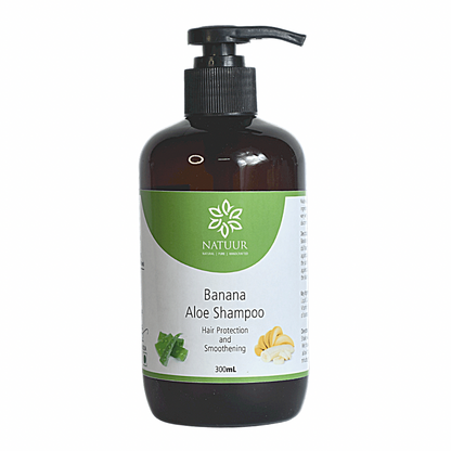 Banana Aloe Shampoo - Hair Protection & Smoothening for Frizz Free Hair ( 300 ml )