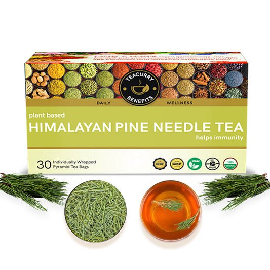Himalayan Pine Needle Tea - Helps with Hair, Skin, Eyes, Varicose & Obesity