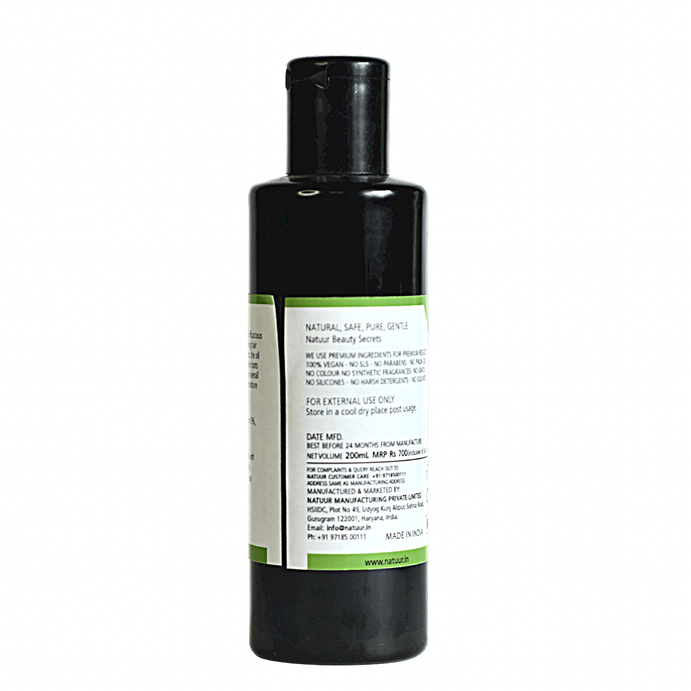 Natuur hair darkening oil - Mustard, amla and henna 200 ml