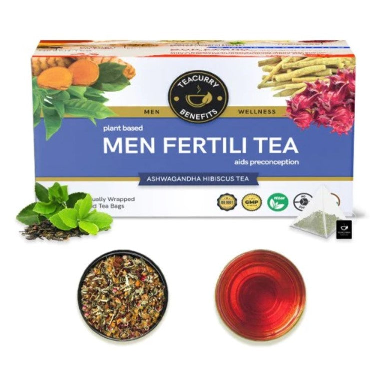 Fertility Tea For Men (1 Month Pack | 30 Tea Bags) - Men Fertility Tea