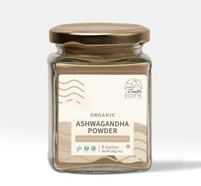 Organic Ashwagandha Powder - 100 Gm