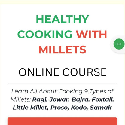 E-learning I HEALTHY COOKING WITH MILLETS