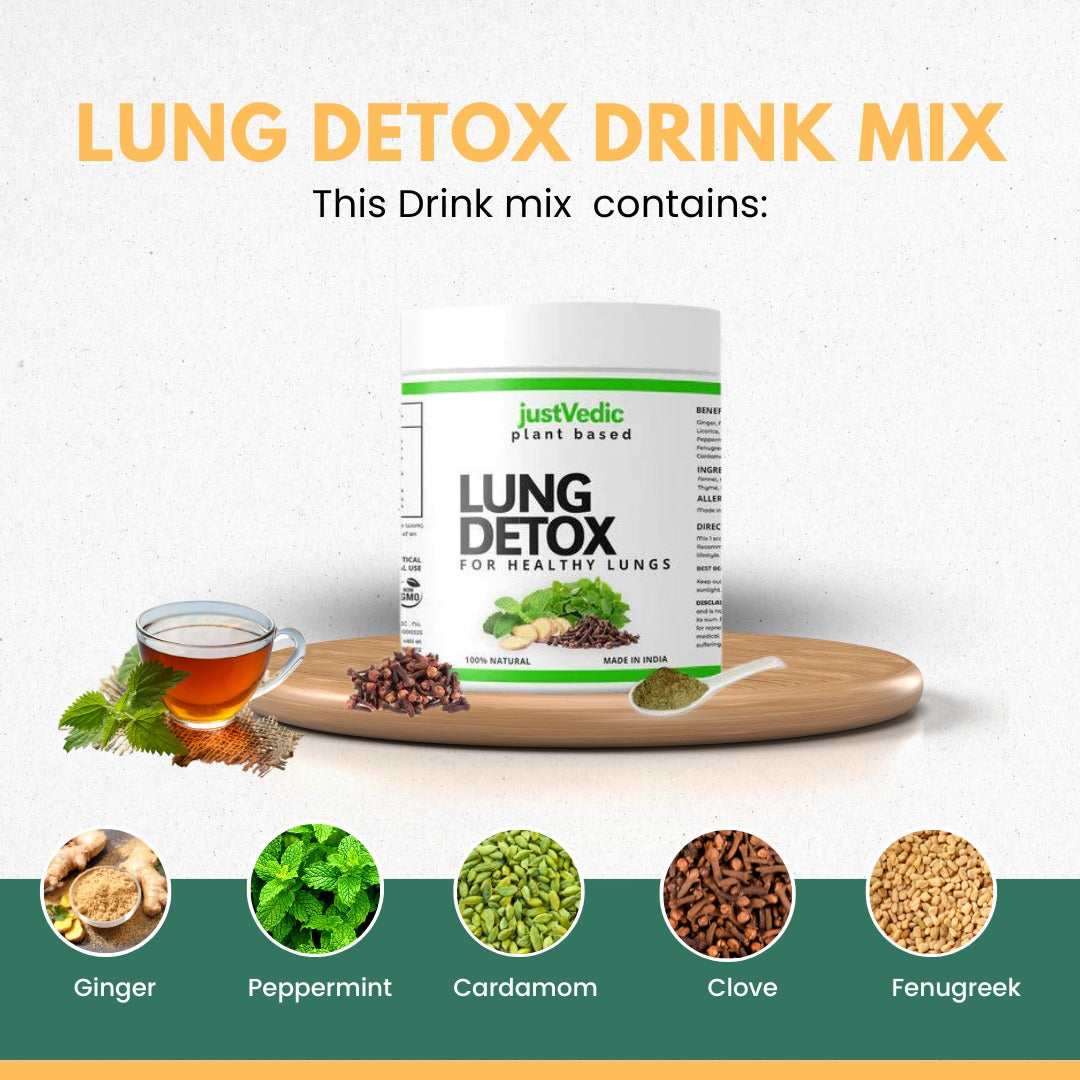 Lung Detox Drink Mix- To quit Smoking and Clean Lungs