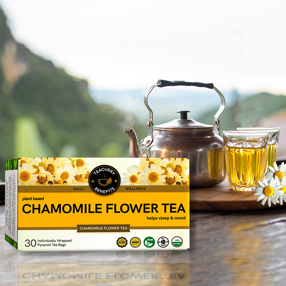 Amazon.com : Imozai Chamomile Tea Bags 100 Count Individually Wrapped :  Grocery & Gourmet Food