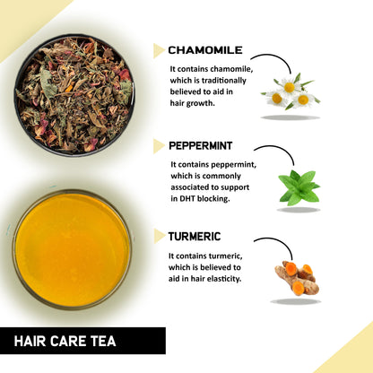 Hair Care Tea (1 Month Pack | 30 Tea Bags) - Helps with Hair Growth