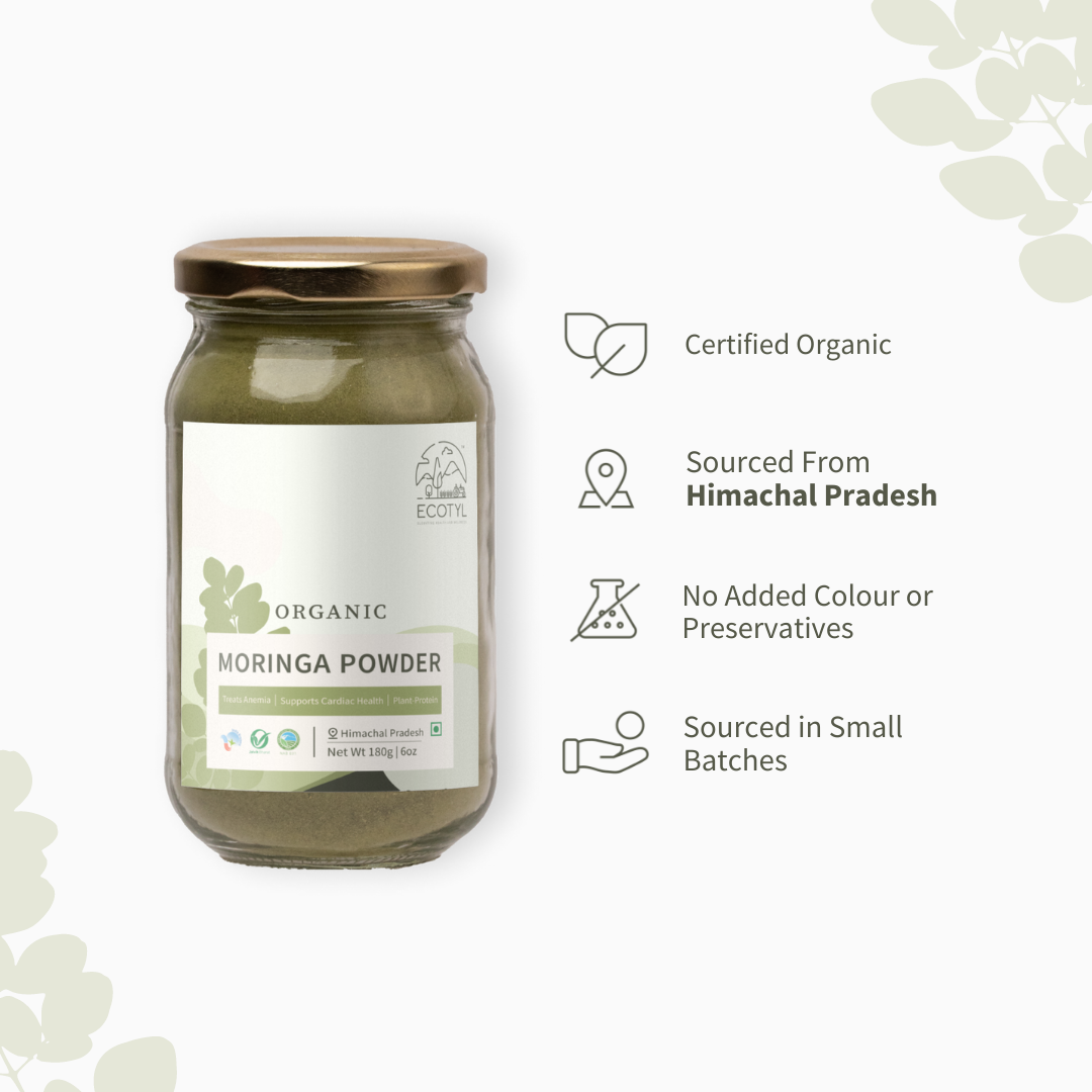 Organic Moringa Powder - 180 g