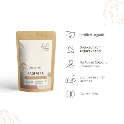 Organic Ragi Atta (Finger Millet Flour) - 250 g