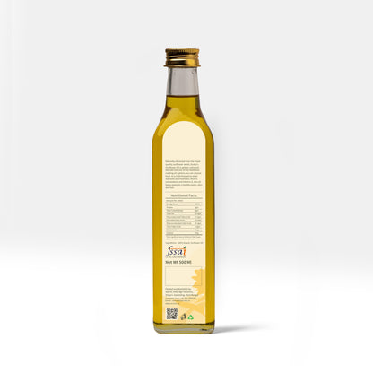 Organic Cold-Pressed Sunflower Oil ( 500 g )